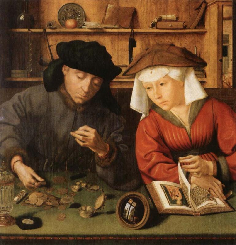 The Money Changer and His Wife, Quentin Massys